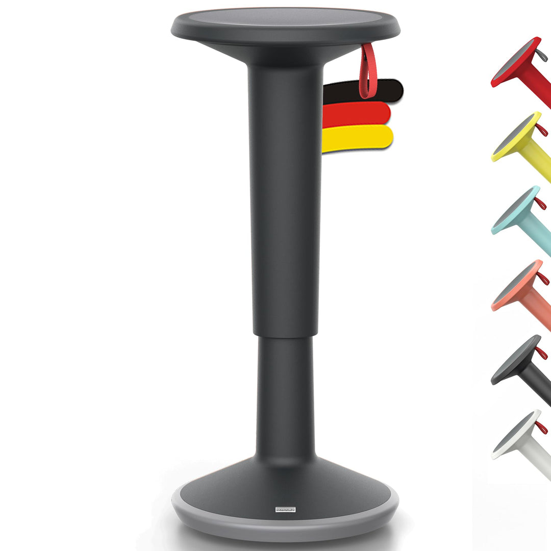 Interstuhl UP Stehhocker - ergonomischer Stehhocker - höhenverstellbar - Hocker mit rutschhemmender