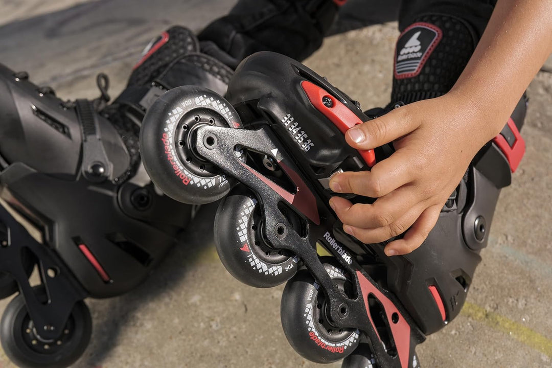 Rollerblade Jungen Apex Inlineskate 185 Schwarz, 185 Schwarz