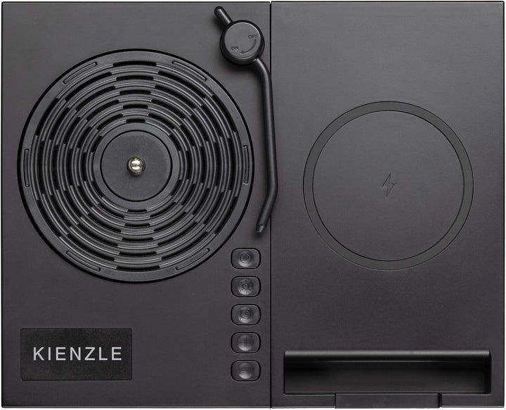 Kienzle Retro Wecker mit Bluetooth Lautsprecher und 15 W Ladepad