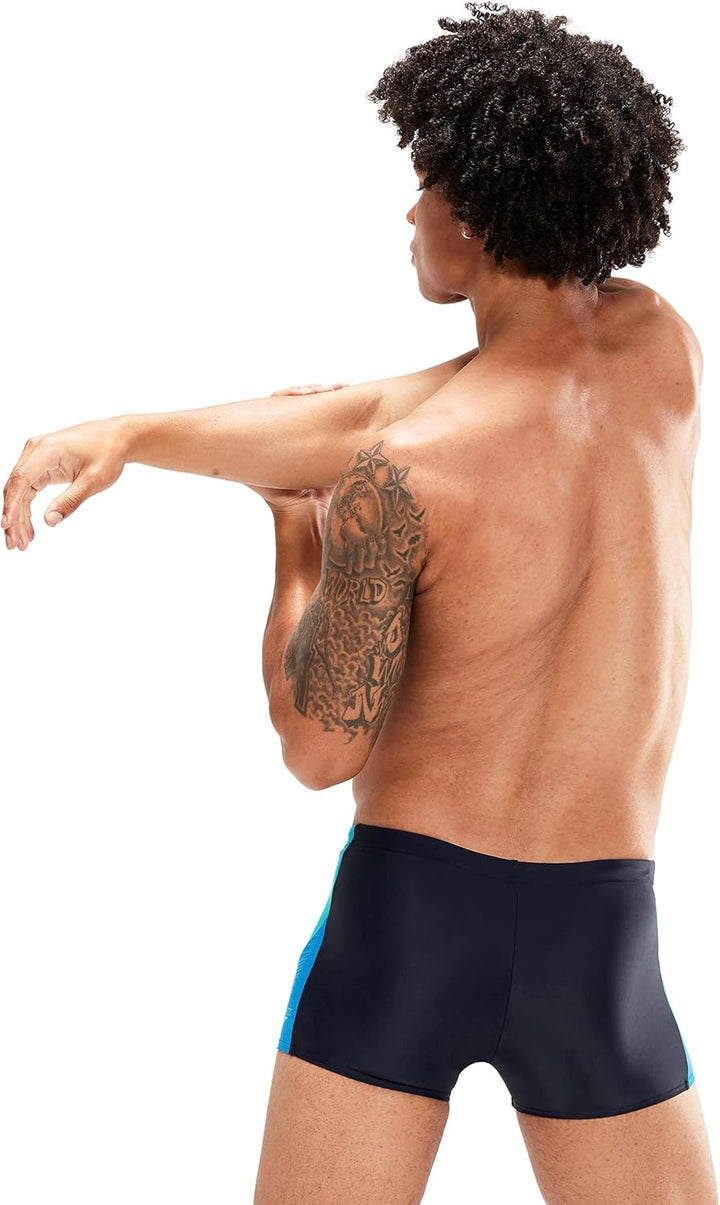 Speedo Herren Dive I Aquashort 38 Marineblau/Bondi Blau/Aquarium, 38 Marineblau/Bondi Blau/Aquarium