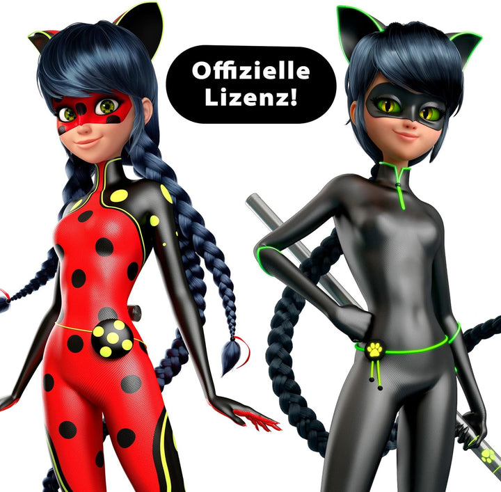 BANDAI - Miraculous - Verwandlungspuppe Ladybug - 26 cm Puppe, die Sich in Lady Noire und Bug Noire
