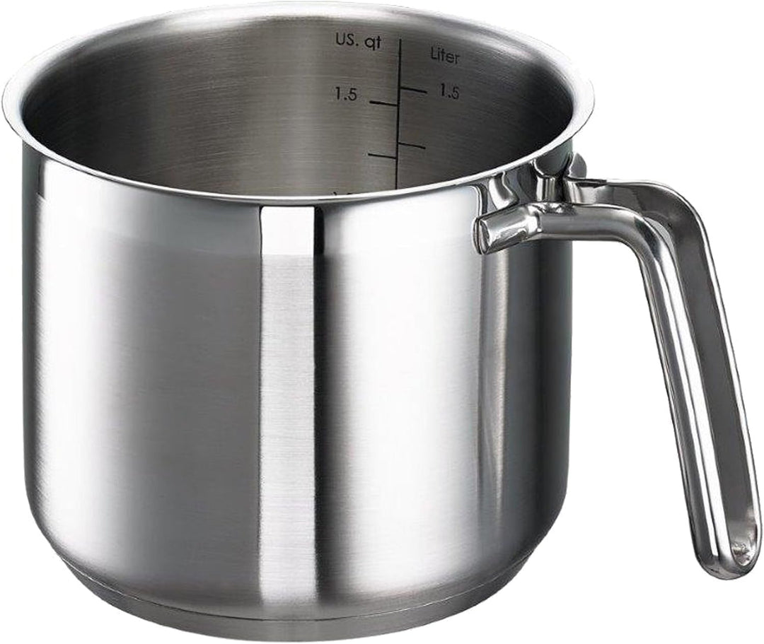 Schulte-Ufer Mini Little Lilly, Milch Topf, Edelstahl 18/10, Ø 14 cm, 1.9 L, 64038-14 Milchtöpfe, Si