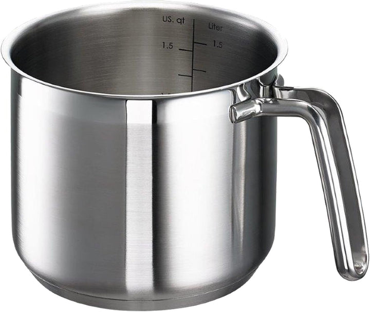 Schulte-Ufer Mini Little Lilly, Milch Topf, Edelstahl 18/10, Ø 14 cm, 1.9 L, 64038-14 Milchtöpfe, Si