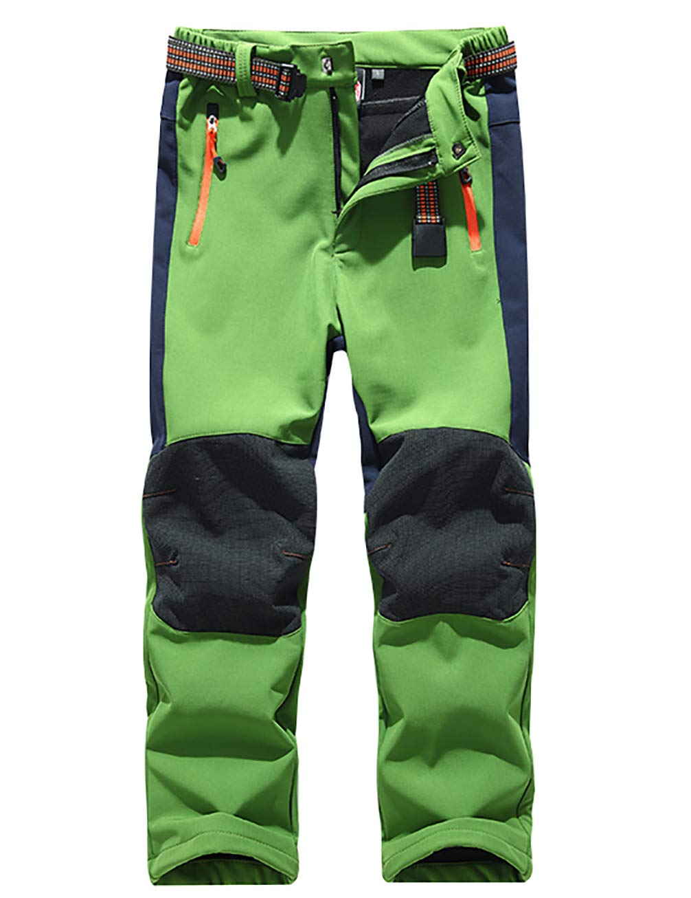 Echinodon Kinder Softshellhose mit Fleecefütterung Hose Wasserabweisend Winddicht Atmungsaktiv Warm