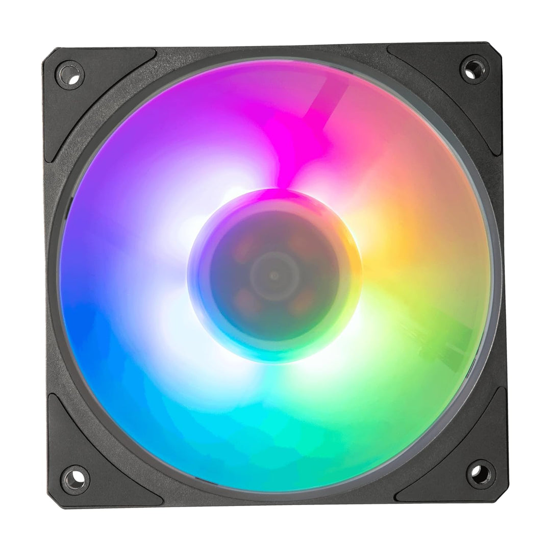 Cooler Master Mobius 120P ARGB Gehäuselüfter – 120mm ARGB-Lüfter mit Ring Blade Design (PWM), ultra-