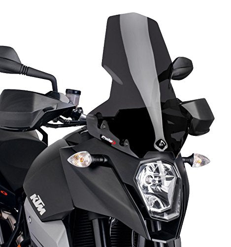 Tourenscheibe kompatibel für KTM 990 Supermoto SM T 09-12 dunkel getönt Puig