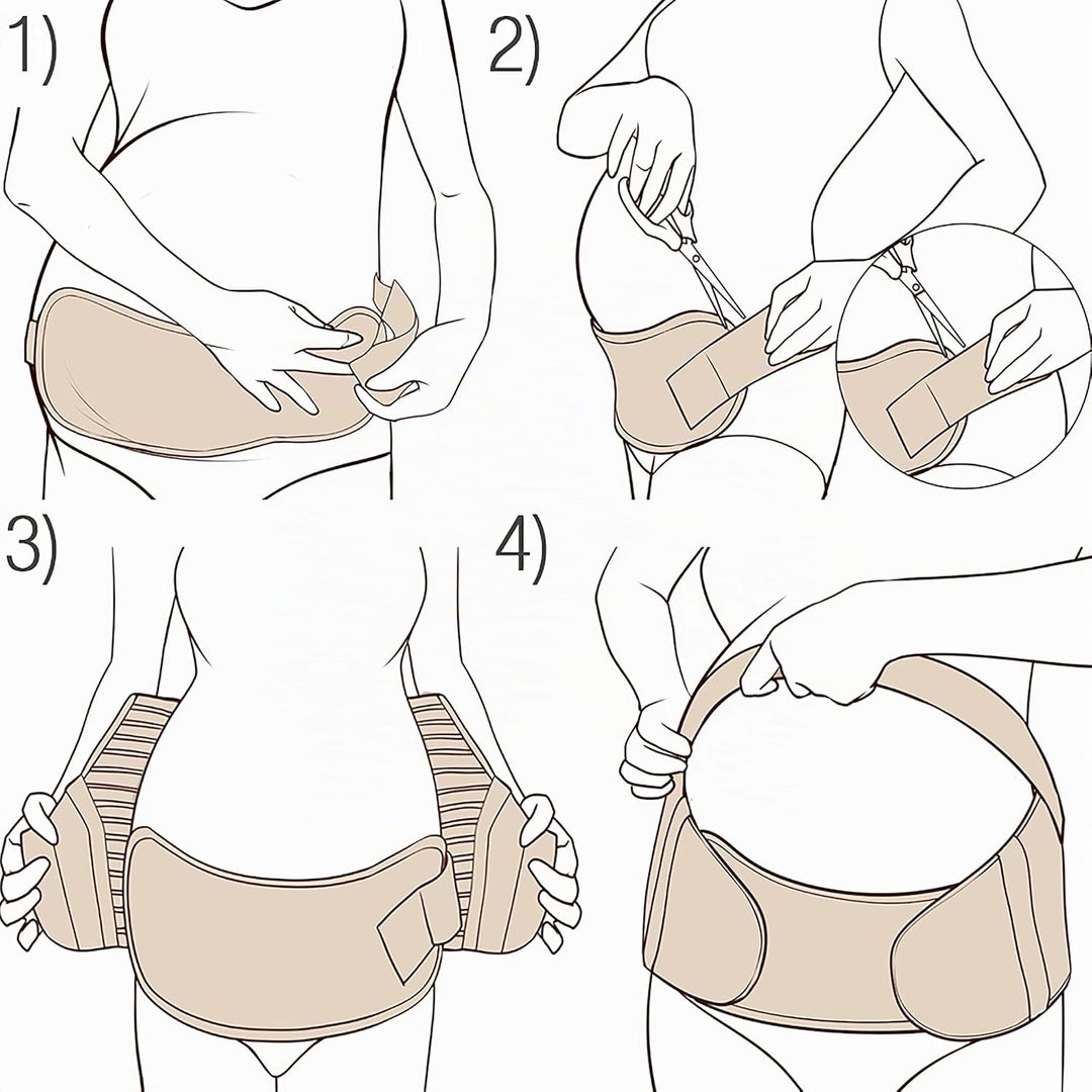 NEOtech Care - Bauchgurt für die Schwangerschaft - stützt Taille, Rücken &amp; Bauch - Schwangerschaftsg