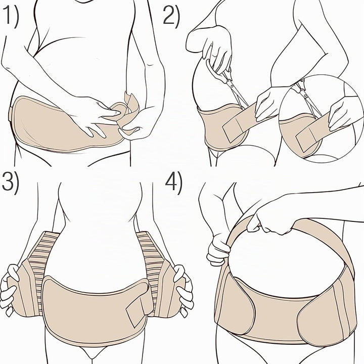 NEOtech Care - Bauchgurt für die Schwangerschaft - stützt Taille, Rücken &amp; Bauch - Schwangerschaftsg