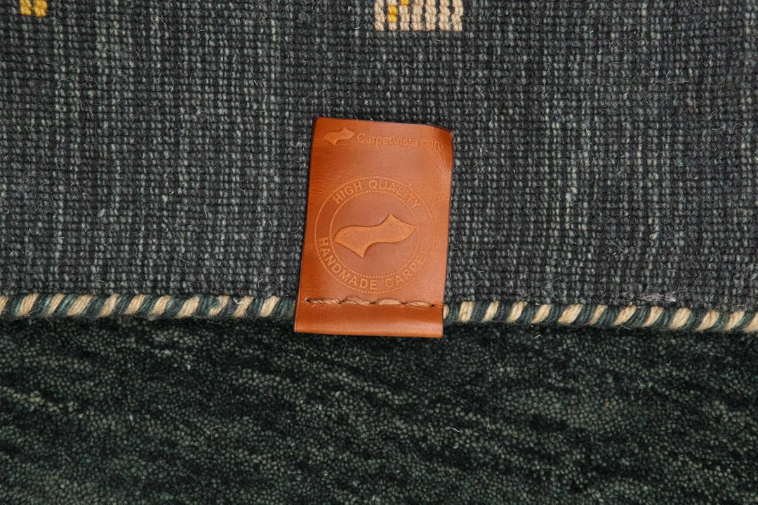 RugVista Gabbeh Loom Frame, Teppich, Gabbeh, 160 x 100 cm, Rechteckig, Niedriger Stapel, Wohnzimmer,