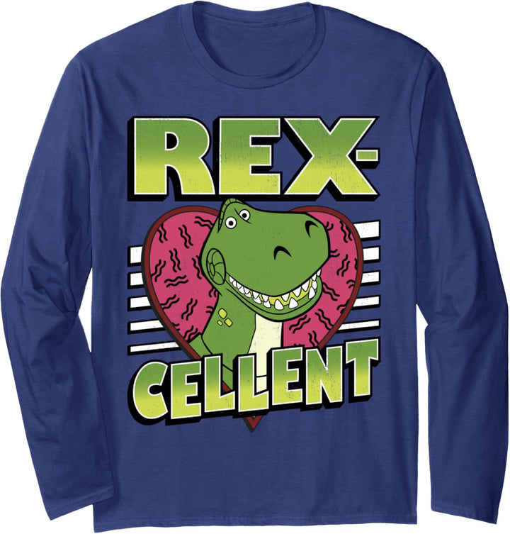 Disney Pixar Toy Story Valentine's Day Rex-Cellent Heart Langarmshirt