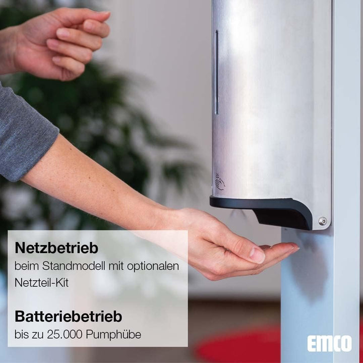 EMCO SYSTEM2 Desinfektionsspender zur Stand- oder Wandmontage, sensorgesteuerter Desinfektionsmittel