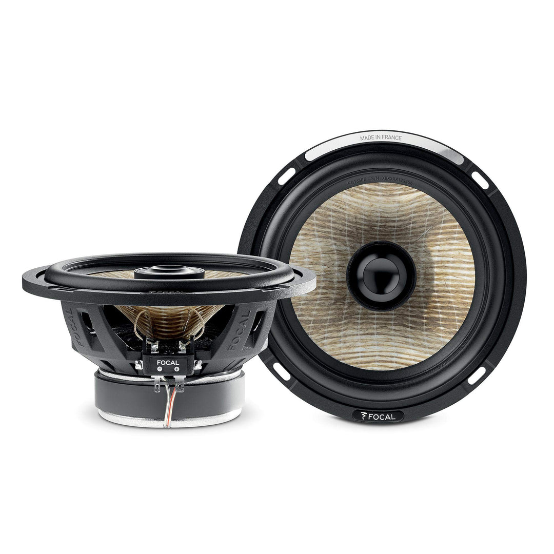 Focal PS165FE 2-Wege-Koaxial-Lautsprecher, 140 W, 16,5 cm, mit Flachs-Kegel-Technologie
