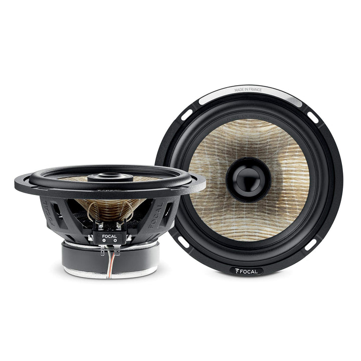 Focal PS165FE 2-Wege-Koaxial-Lautsprecher, 140 W, 16,5 cm, mit Flachs-Kegel-Technologie
