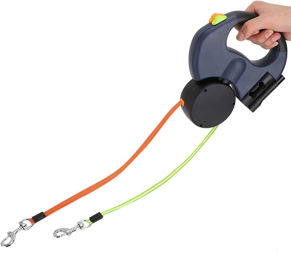 Rollleine Hundeleine, Doppelte Einziehbare Hundeleine, Flexible Einziehbare Hundeleine Doppelleine m