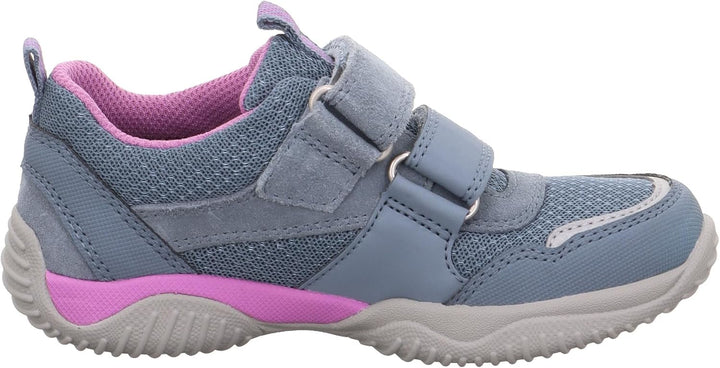 Superfit Mädchen Storm Sneaker 26 EU Blau Lila 8020, 26 EU Blau Lila 8020