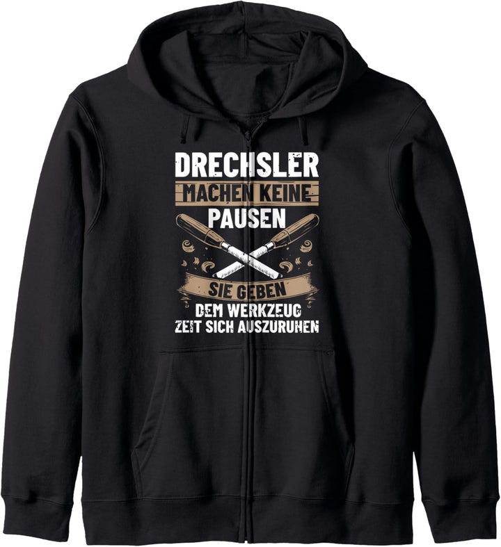 Holzarbeit Kleidung Drechslermeister Holzarbeiter Drechsler Kapuzenjacke