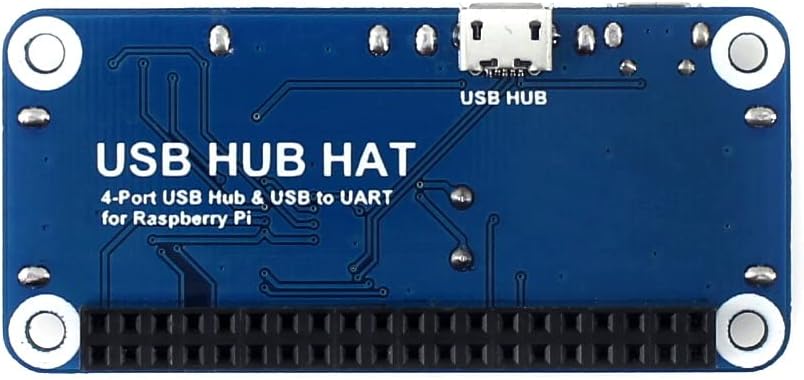 Waveshare 4 Port USB HUB Hubs HAT Compatible with USB2.0 1.1 for RPi Raspberry Pi Zero A+ B B+ 2 3 M