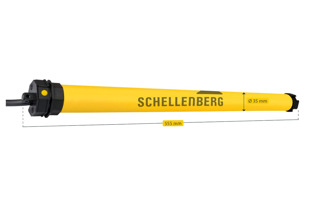 Schellenberg 20410 Rolladenmotor Mini Plus 10 Nm, elektronische Endlageneinstellung, bis zu 6 m² Flä