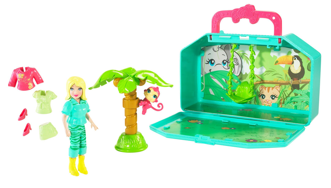 Polly Pocket N2237 Bade & Reisespass - Abenteuer Reisekoffer Polly 1