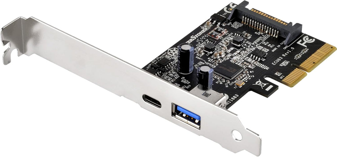 SilverStone SST-ECU03 - SST-ECU03 - PCI-E Erweiterungskarte 1x USB 3.1 Typ C, 1x USB 3.1 Typ A, 10Gb