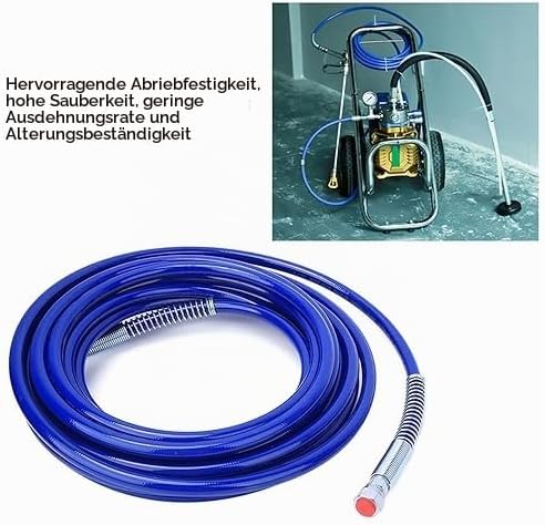 1/4 Zoll 10M Farbspritzschlauch Flexibler Hochdruckfaser-Airless-Spritzschlauch 3265Psi