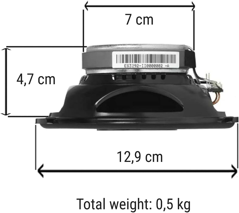 2 Lautsprecher kompatibel mit JBL STAGE3 527 2-Wege koaxial 5,25" 13,00 cm 130 mm 40 watt rms und 20