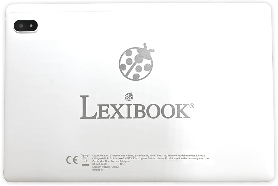 Lexibook, Lexipad® 10'', Edutainment-Tablet, Powered by Android™, Entwickelt für die ganze Familie,