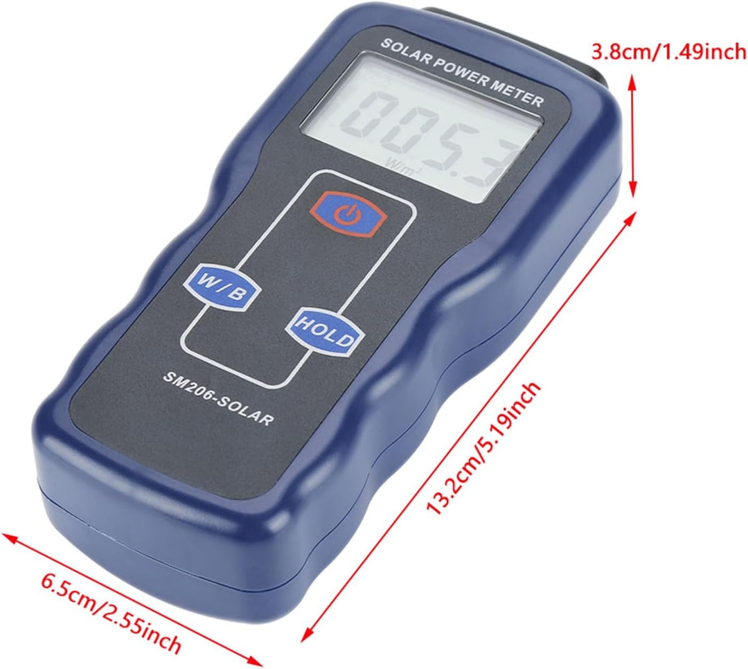 Digitaler Solarenergiezähler, digitaler Solarenergiezähler, Messgerät für Solarenergie, SM206, Prüfg