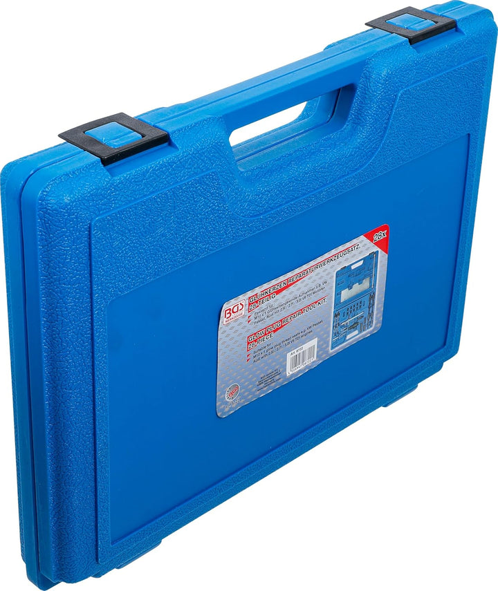 BGS 8722 | Reparatursatz für Glühkerzengewinde | für Audi, VW | 28-tlg.