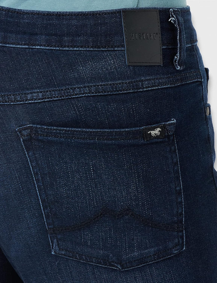MUSTANG Damen Sissy Slim Jeans 26W / 32L Dunkelblau 802, 26W / 32L Dunkelblau 802