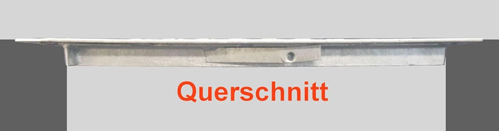 Schachtdeckel Vollverzinkt mit Rahmen / 80 x 100 cm / Abdeckkappe Kanalschacht Kanalabdeckung Kanald