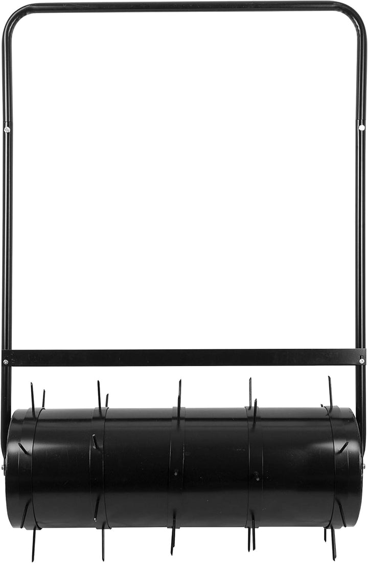 ADGO Gartenwalze Rasenwalze mit Spikes 50 x 28 cm Hoch für Rasen Stahltrommel 30L Garden Yard Kit Wa