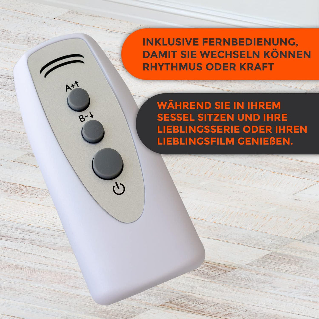 Bonplus BP | Erwachsene Leg Exerciser | Fitlegs | inklusive Fernbedienung | Passive Gymnastik | 5 In