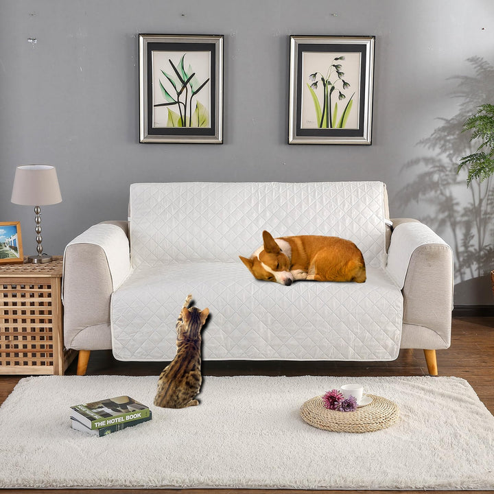 PETCUTE Sesselbezüge Sesselbezug Relax Schonbezüge Gesteppte Sofahusse Sofabezüge 1 Sitzer Rutschfes