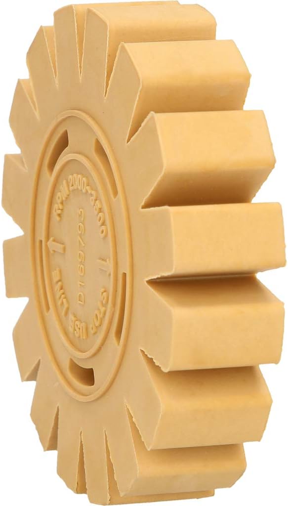 KS Tools 515.1366 Folienradierer mit Lamellen, 6er Pack