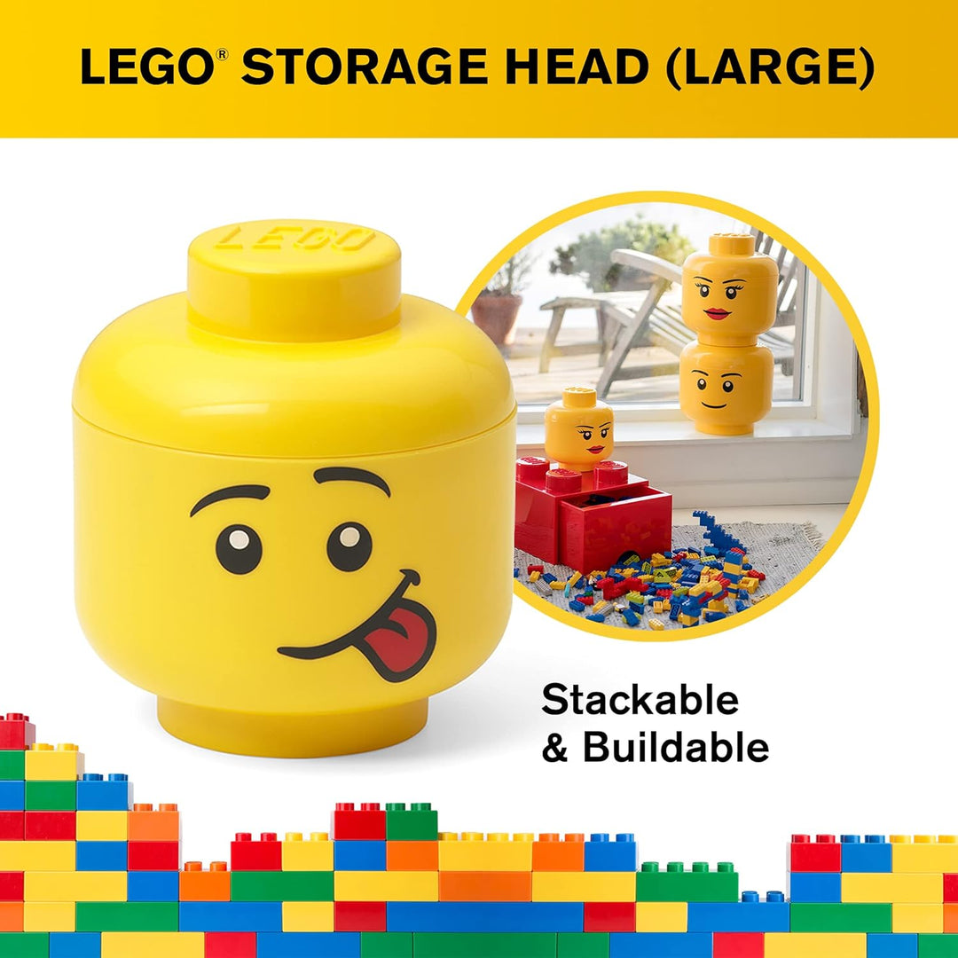 LEGO Large Silly Stackable Storage Head, Boy