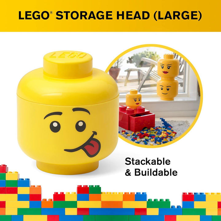 LEGO Large Silly Stackable Storage Head, Boy