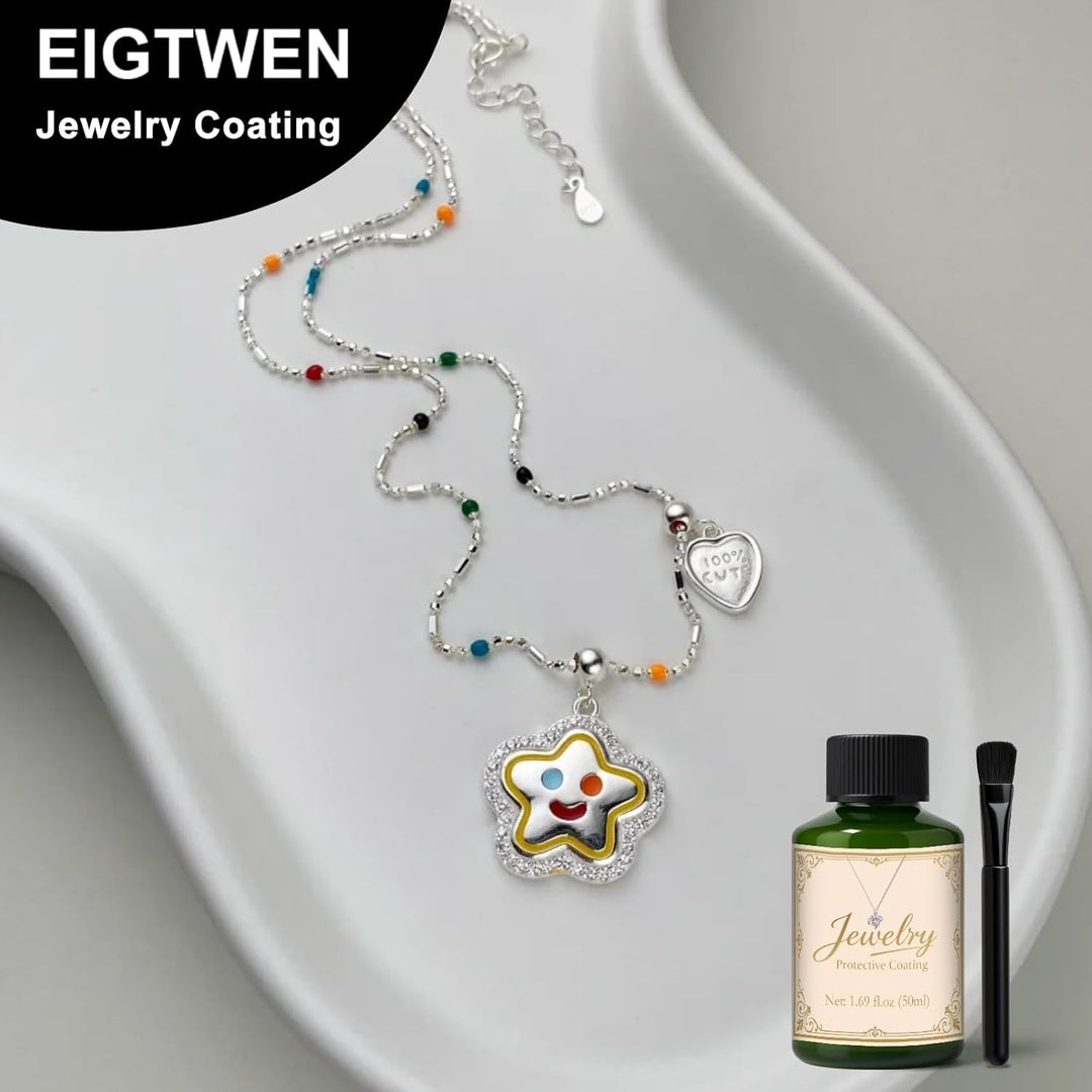 EIGTWEN Schmuckbeschichtung Anlaufschutz, Schmuck-Schutzbeschichtung schützt Ornamente vor täglichem