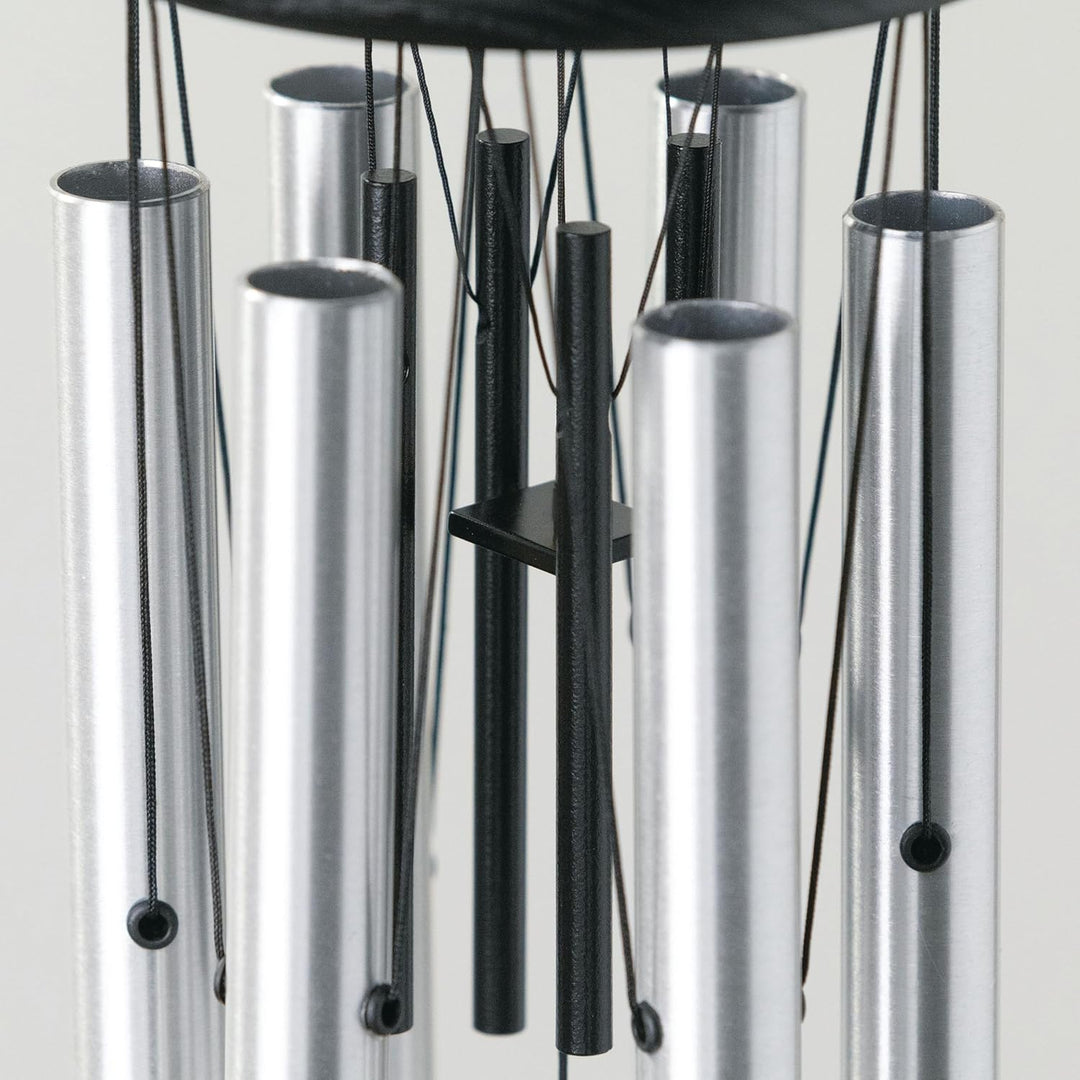 Woodstock Windspiel Pachelbel Canon, Silber, 82,6 cm Silber Glockenspiel, Silber Glockenspiel