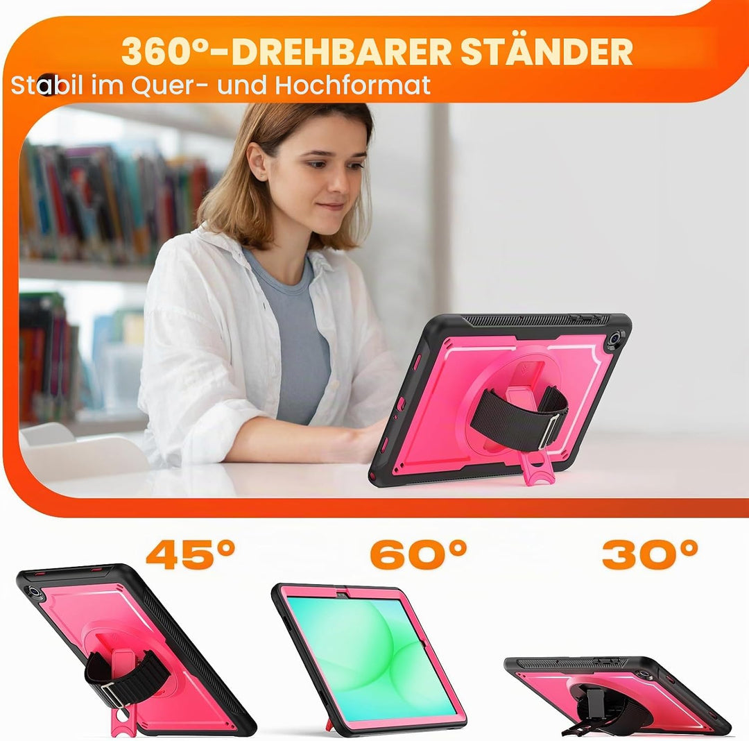 SEYMAC stock Hülle für Samsung Galaxy Tab A11+ Plus/A9+ Plus 11 Zoll 2025/2023, Stossfeste Hülle mit