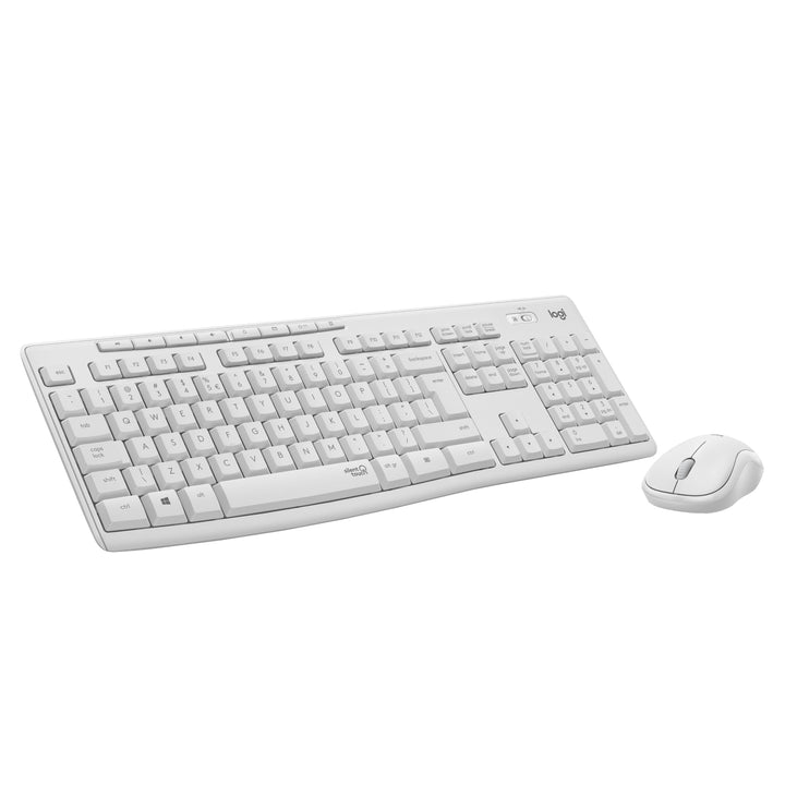 Logitech MK295 kabelloses Tastatur-Maus-Set mit SilentTouch-Technologie, Shortcut-Tasten, optischer