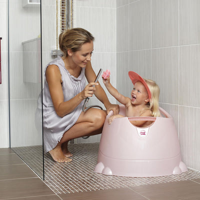 OKBABY Oplà Kleinkinder-Badewanne - Ergonomischer Sitz mit Rückenlehne - Komfortgriff zum Tragen - H