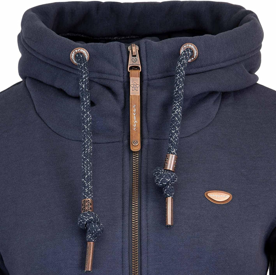 Ragwear Neska Zip Hoody Damen (S, Navy)