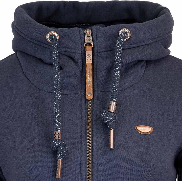 Ragwear Neska Zip Hoody Damen (S, Navy)