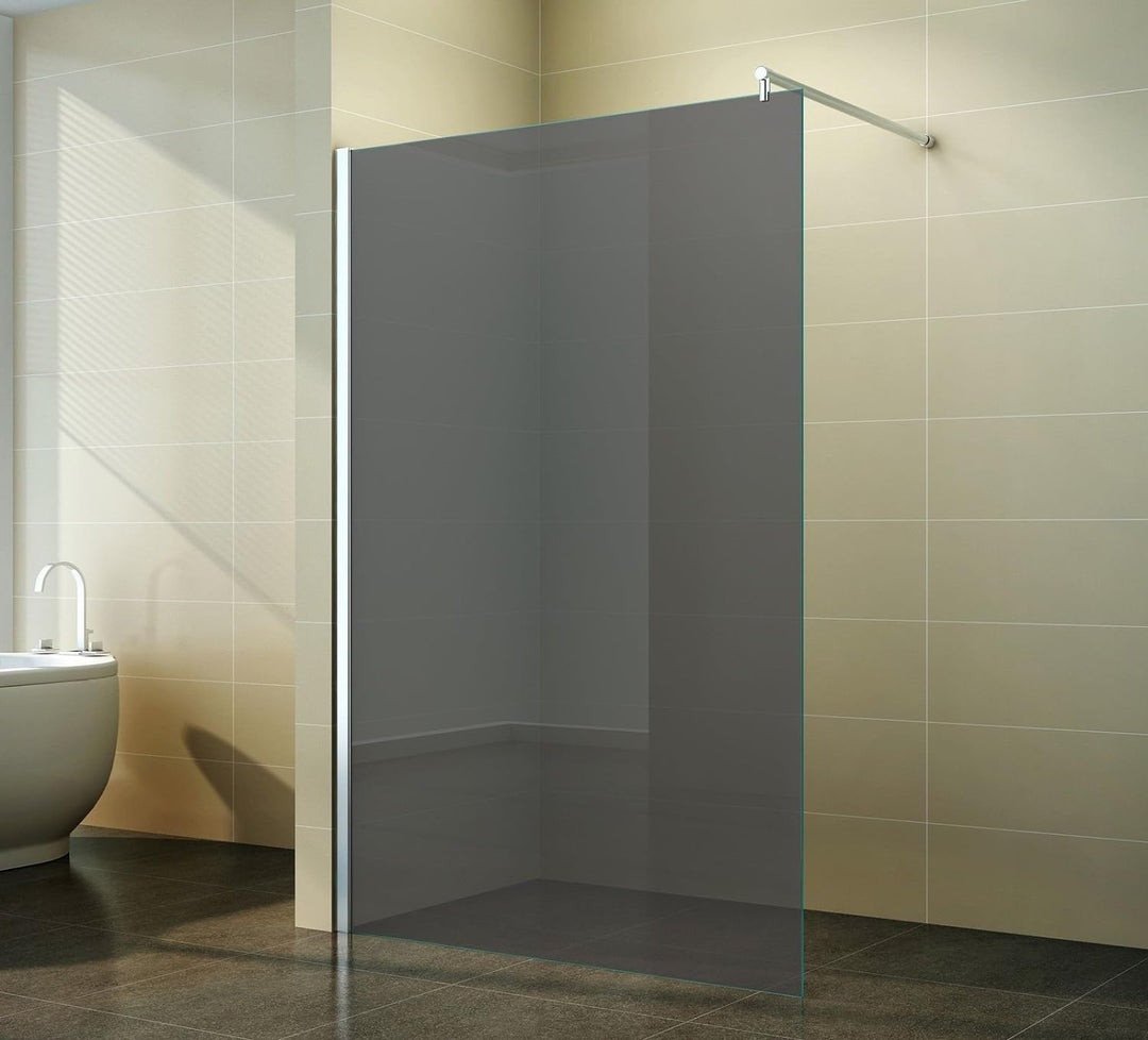 Duschwand Glas 10mm Sicherheitsglas - Begehbare Duschabtrennung Glaswand Easy Clean Nano Beschichtun