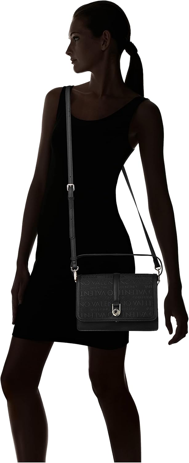 Valentino Damen Amber Satchel Nero, Nero