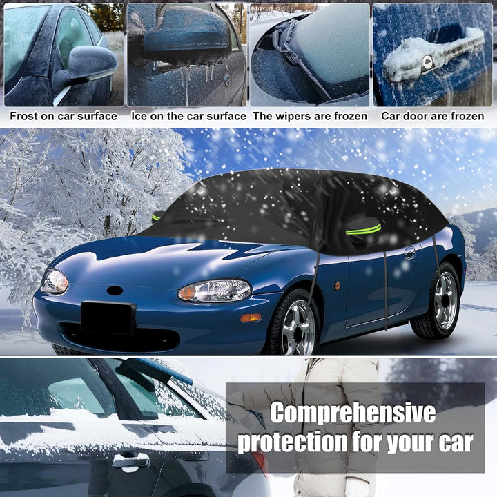 Halbe Autoabdeckung Ersatz für Mazda MX-5 Miata MK3 NC 2005-2015, Dachschutz-Autoabdeckung Wasserdic