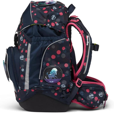 ergobag Pack Reflex Glow - Schulrucksack Set 6tlg. PhantBärsiewelt - Lila Einheitsgrösse