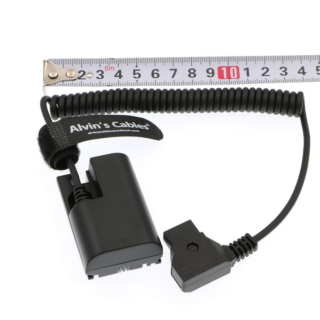 Alvin's Cables Lanparte LP E6 Dummy Akku für D-Tap Spiral Kabel für Canon 5D4 5DSR 5D2 5D3 6D 60D 7D