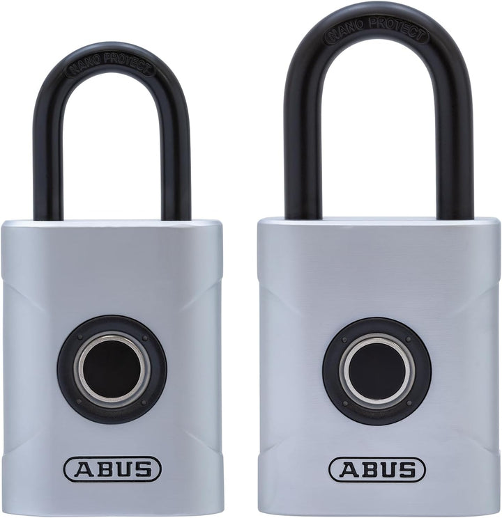 ABUS Touch 57/50 Fingerabdruck-Schloss - schlüsselloses, wetterfestes Vorhängeschloss - IP66 & IP68